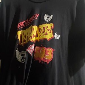 Mitchell and Ness Portland Trail Blazers T shirt